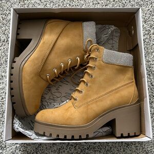 Wild Pair Bentli Lug Sole Booties Size: 9.5